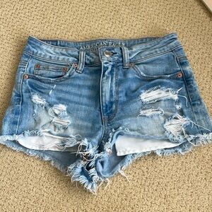 American Eagle high rise festival Jean shorts